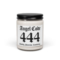Angel Code 444 Scented Soy Candle 🪽🕯️ 9oz Stability Protection Consistency Aromatherapy Candle - White