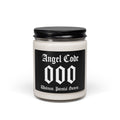 Angel Code 000 Scented Soy Candle 🪽🕯️ 9oz Wholeness Potential Oneness Aromatherapy Candle - Black