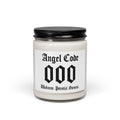 Angel Code 000 Scented Soy Candle 🪽🕯️ 9oz Wholeness Potential Oneness Aromatherapy Candle - White