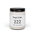 Angel Code 222 Scented Soy Candle 🪽🕯️ 9oz Balance Aromatherapy Candle - White