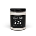 Angel Code 222 Scented Soy Candle 🪽🕯️ 9oz Balance Aromatherapy Candle - Black