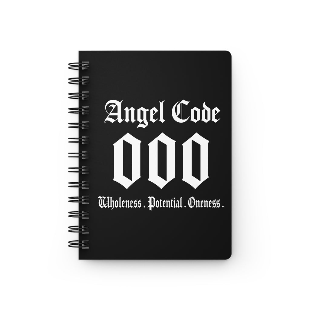 Angel Code 000 Spiral Journal — Wholeness, Potential, Oneness Notebook