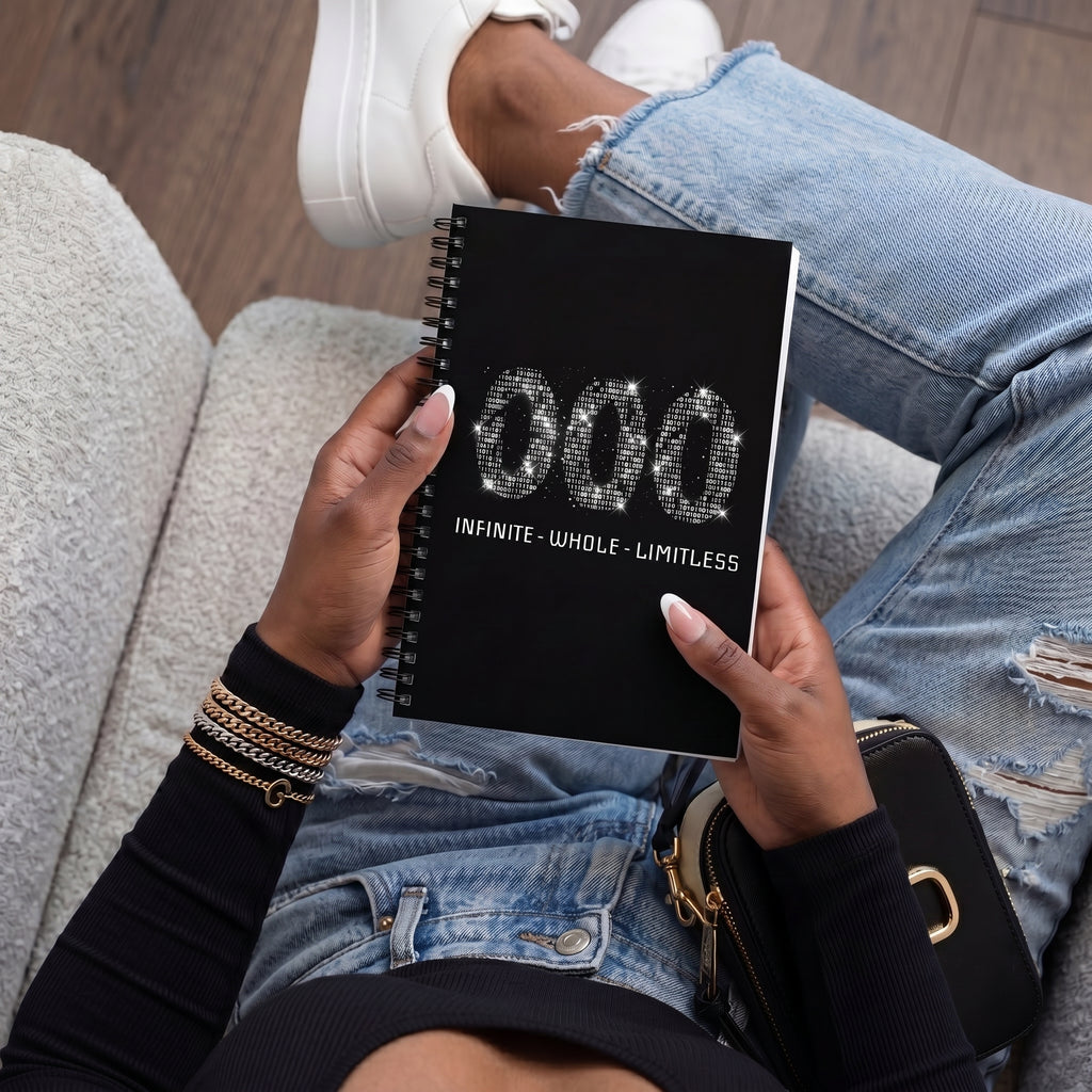 000 Angel Number Spiral notebook