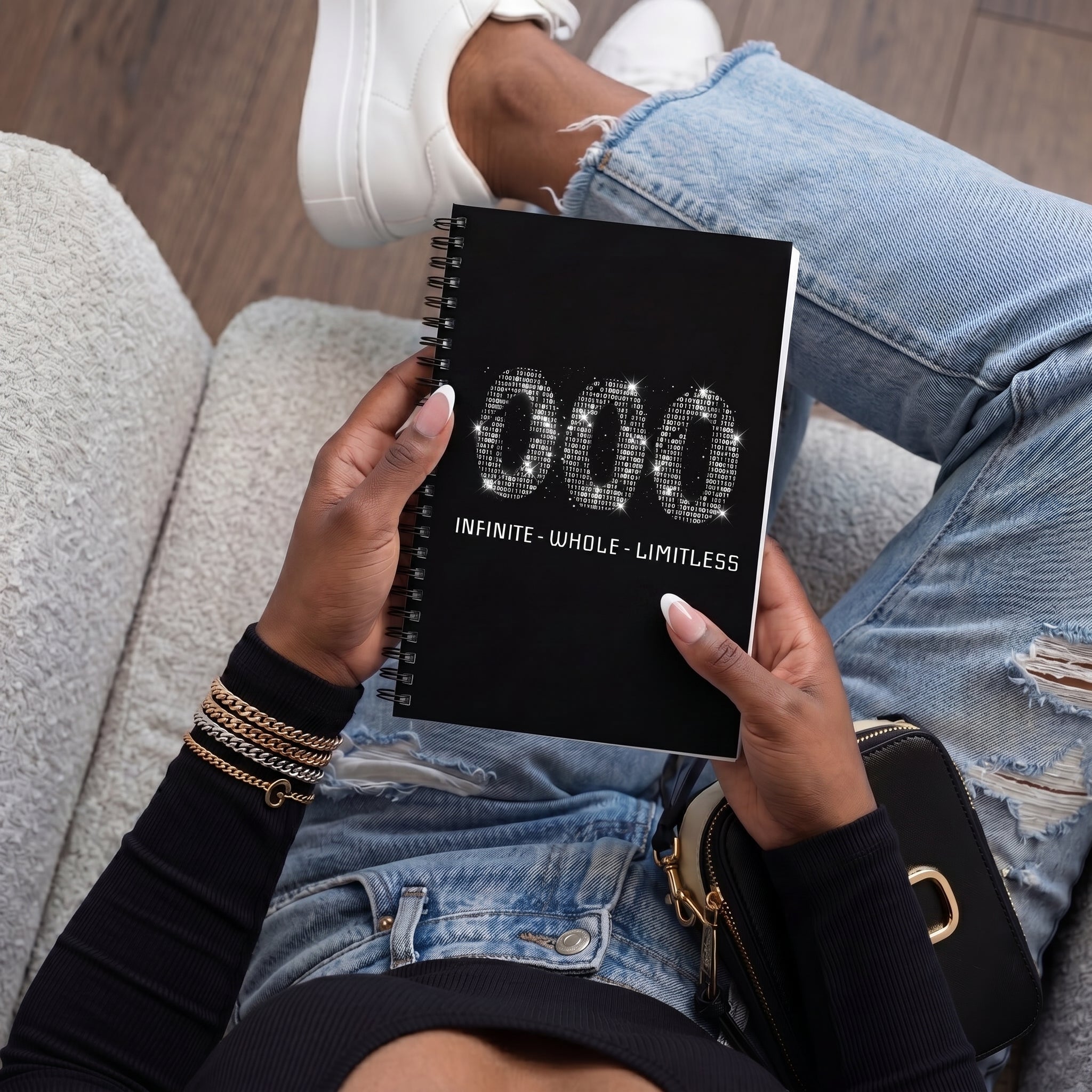 000 Angel Number Spiral notebook